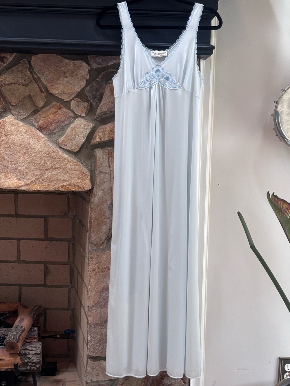 Vintage Vassarette Light Blue Nightgown!